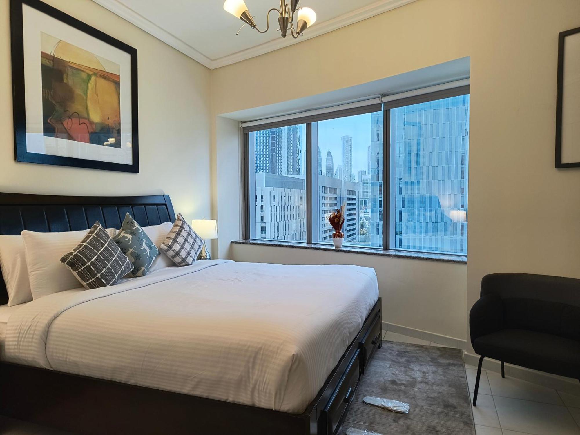 Trinity Holiday Homes - Sheikh Zayed Road Near To Financial Center Metro Station Dubaj Exteriér fotografie